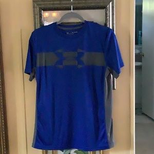 Hurley Heat Gear  shirt blue gray short sleeve youth size ex L/GTG/XG heat gear…